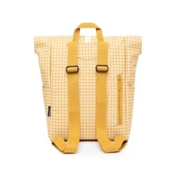 Lefrik Roll Mini Backpack Printed Vichy Mustard 9 Lefrik Roll Mini Backpack Printed Vichy Mustard -Samsoni Koffers Winkel image 1710