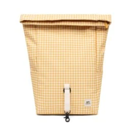Lefrik Roll Mini Backpack Printed Vichy Mustard 10 Lefrik Roll Mini Backpack Printed Vichy Mustard -Samsoni Koffers Winkel image 1711