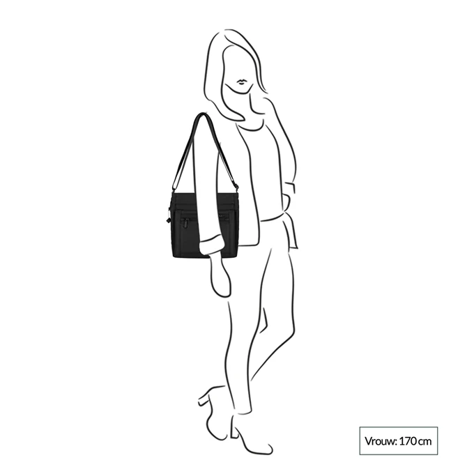 Hedgren Inner City Orva Schoudertas New Quilt Black 4 Hedgren Inner City Orva Schoudertas New Quilt Black - Afbeelding 2