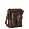 Leonhard Heyden Roma Zipped Messenger Bag S Brown 1 Leonhard Heyden Roma Zipped Messenger Bag S Brown -Samsoni Koffers Winkel image 2342