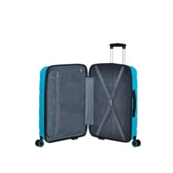 American Tourister Air Move Spinner 75 Peace Blue -Samsoni Koffers Winkel image 247