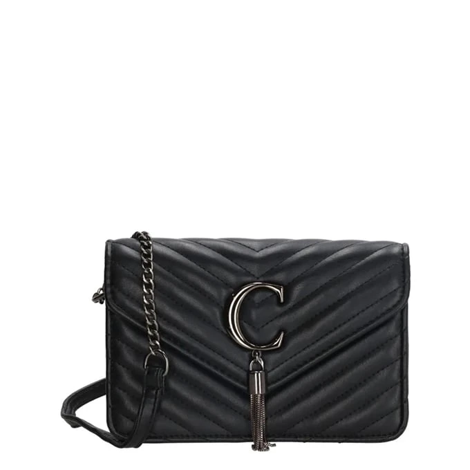 Charm London Belleville Schoudertas Zwart-zilver 3 Charm London Belleville Schoudertas Zwart-zilver