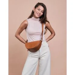 O My Bag Laura Shoulderbag Cognac -Samsoni Koffers Winkel image 2648