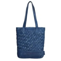 Micmacbags Artisian Shopper Kobalt Blauw
