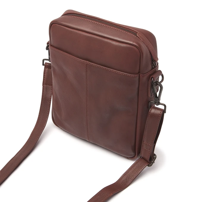 DR Amsterdam Tampa Schoudertas Bruin 4 DR Amsterdam Tampa Schoudertas Bruin - Afbeelding 2