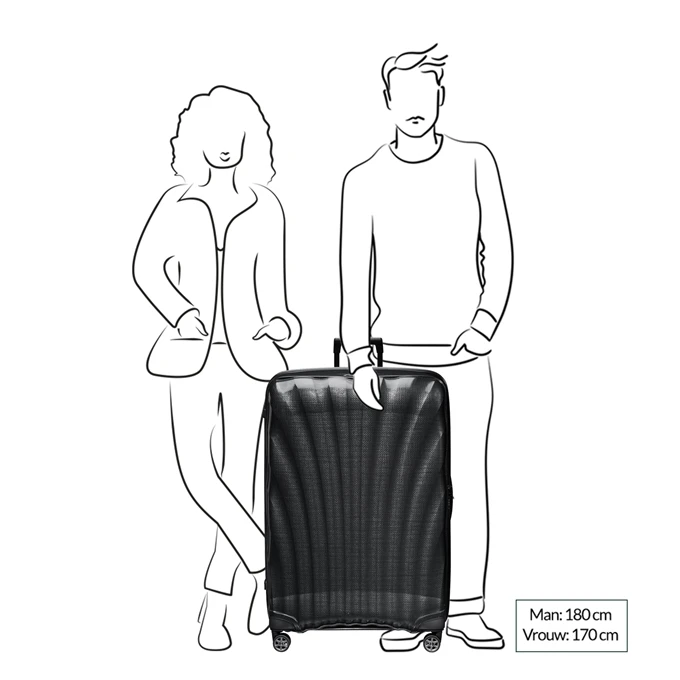 Samsonite C-Lite Spinner 86 Chili Red 4 Samsonite C-Lite Spinner 86 Chili Red - Afbeelding 2