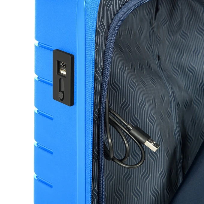 Bric's Ulisse Trolley 55 USB Electric Blue 14 Bric's Ulisse Trolley 55 USB Electric Blue - Afbeelding 12