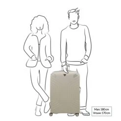 Roncato Ypsilon Eco 2.0 Trolley 78 Rosa Pastello -Samsoni Koffers Winkel image 647