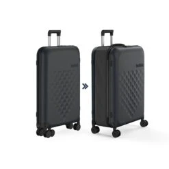 Rollink Vega 360 Opvouwbare Large Koffer 4w Black -Samsoni Koffers Winkel image 658