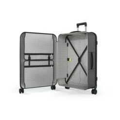 Rollink Vega 360 Opvouwbare Large Koffer 4w Black -Samsoni Koffers Winkel image 664