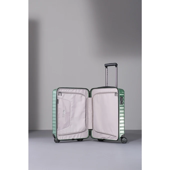 TITAN Litron 4 Wheel Trolley S Grape Green 7 TITAN Litron 4 Wheel Trolley S Grape Green - Afbeelding 5