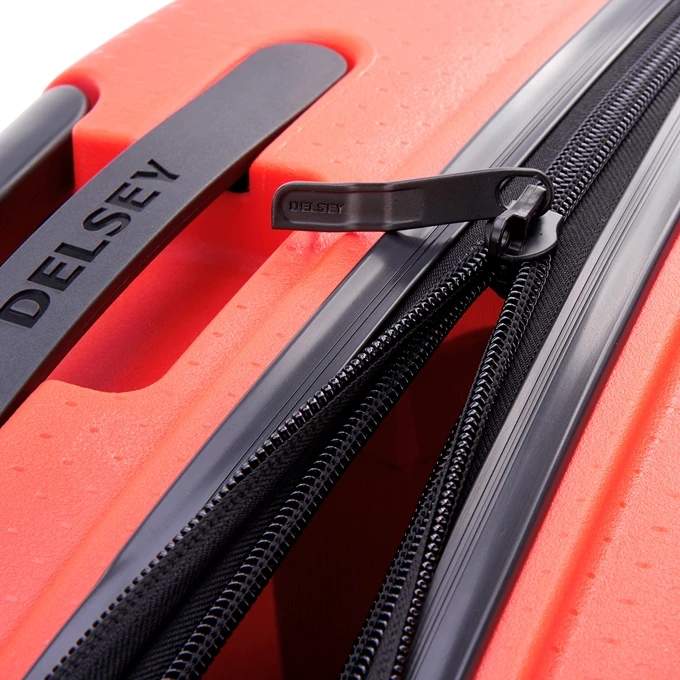 Delsey Belmont Plus 4 Wheel Trolley 76 Faded Red 6 Delsey Belmont Plus 4 Wheel Trolley 76 Faded Red - Afbeelding 4