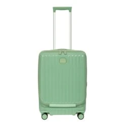 Bric's Positano Cabin Trolley 55 With Pocket Sage Green