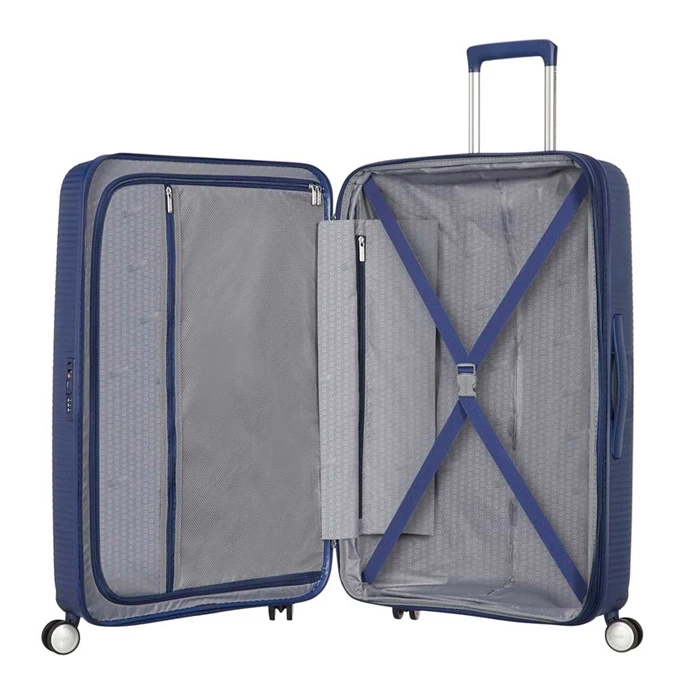 American Tourister Soundbox Spinner 67 Expandable Midnight Navy 5 American Tourister Soundbox Spinner 67 Expandable Midnight Navy - Afbeelding 3