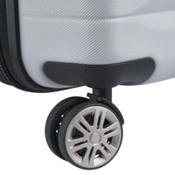 Delsey Comete+ 4 Wheel Trolley 77 Grey Argent -Samsoni Koffers Winkel image 995