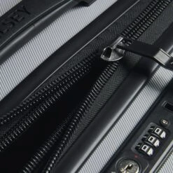 Delsey Comete+ 4 Wheel Trolley 77 Grey Argent -Samsoni Koffers Winkel image 996